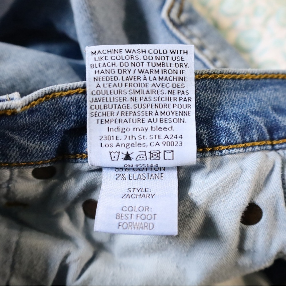 Boyish Zachary Skinny Jeans in Best Foot Forward (Light Wash) Jeans Size 28 - Picture 11 of 12